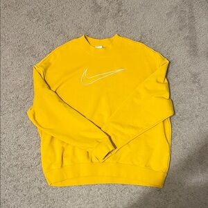 Nike Yellow Crewneck Sweater